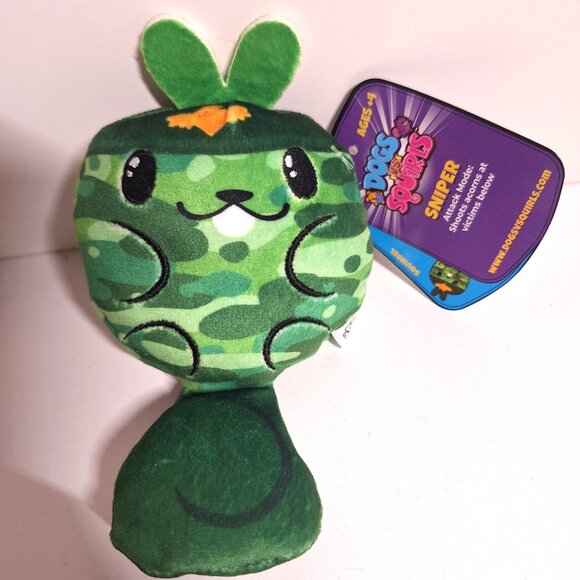 Cyborg Cat 505 Dogs vs Squirls 021 Sniper Cats Vs Pickles Beanie Plush Lot - Picture 3 of 10